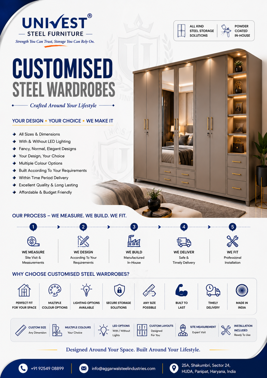 Customised projects catalogue
